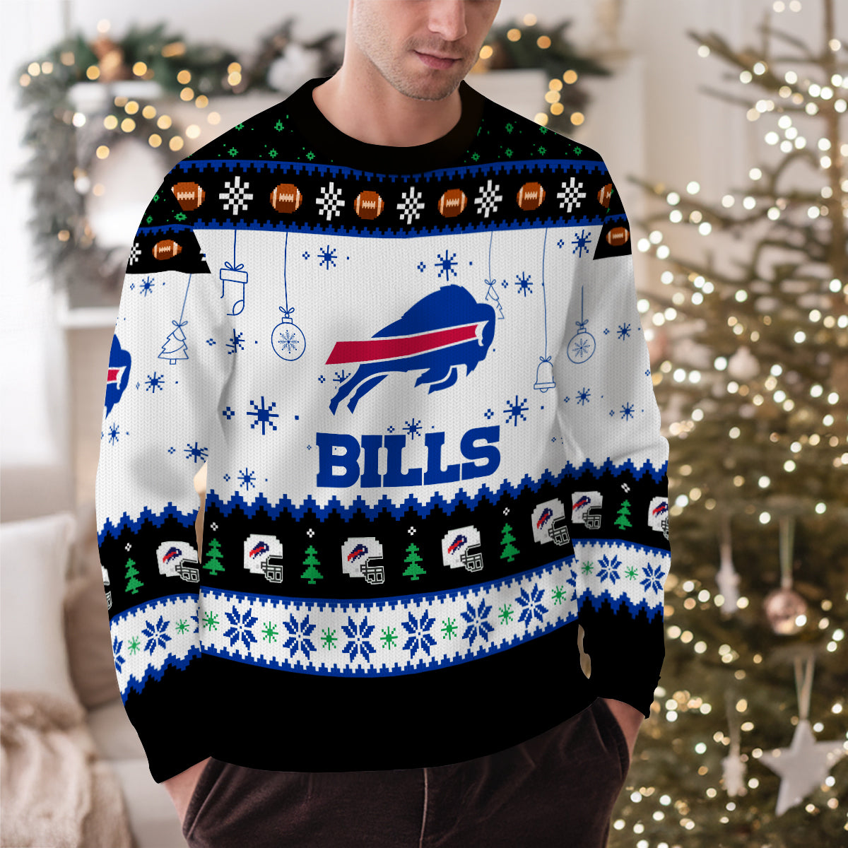 Buffalo Bills Premium Ugly Christmas Sweater New Collection AZHGUSW000050