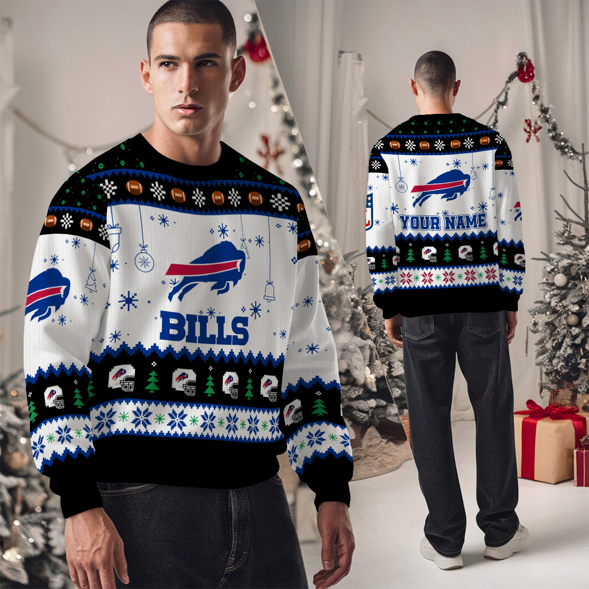 Buffalo Bills Premium Ugly Christmas Sweater New Collection AZHGUSW000050