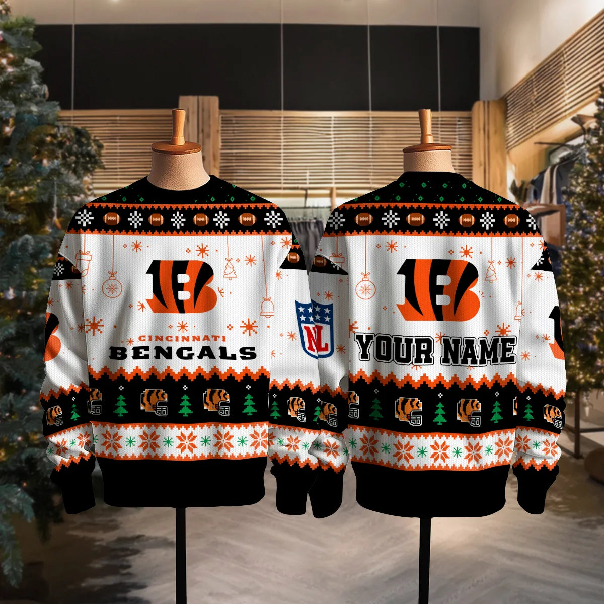 Cincinnati Bengals Premium Ugly Christmas Sweater New Collection AZHGUSW000051