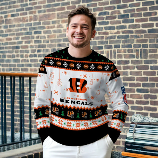 Cincinnati Bengals Premium Ugly Christmas Sweater New Collection AZHGUSW000051