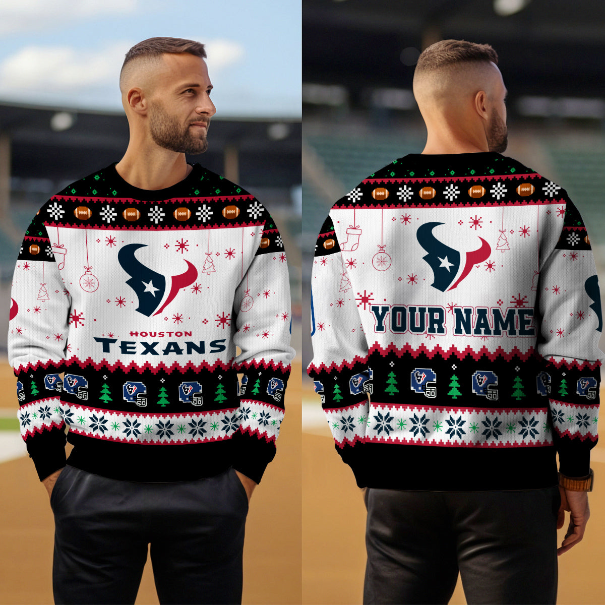 Houston Texans Premium Ugly Christmas Sweater New Collection AZHGUSW000054
