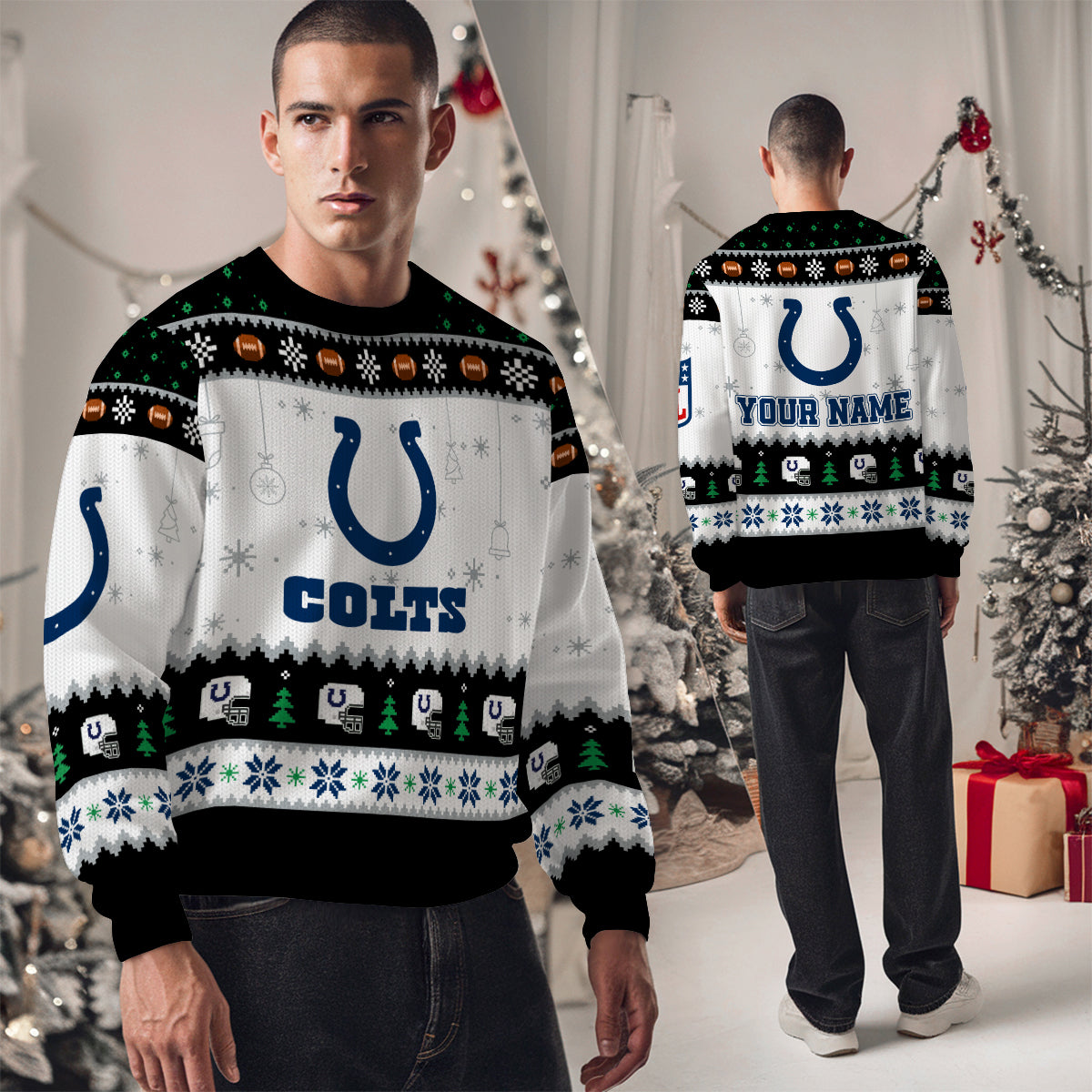 Indianapolis Colts Premium Ugly Christmas Sweater New Collection AZHGUSW000055