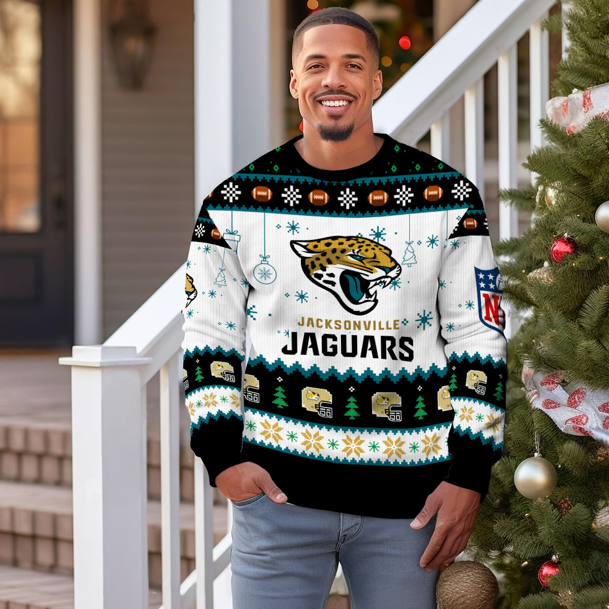 Jacksonville Jaguars Premium Ugly Christmas Sweater New Collection AZHGUSW000056