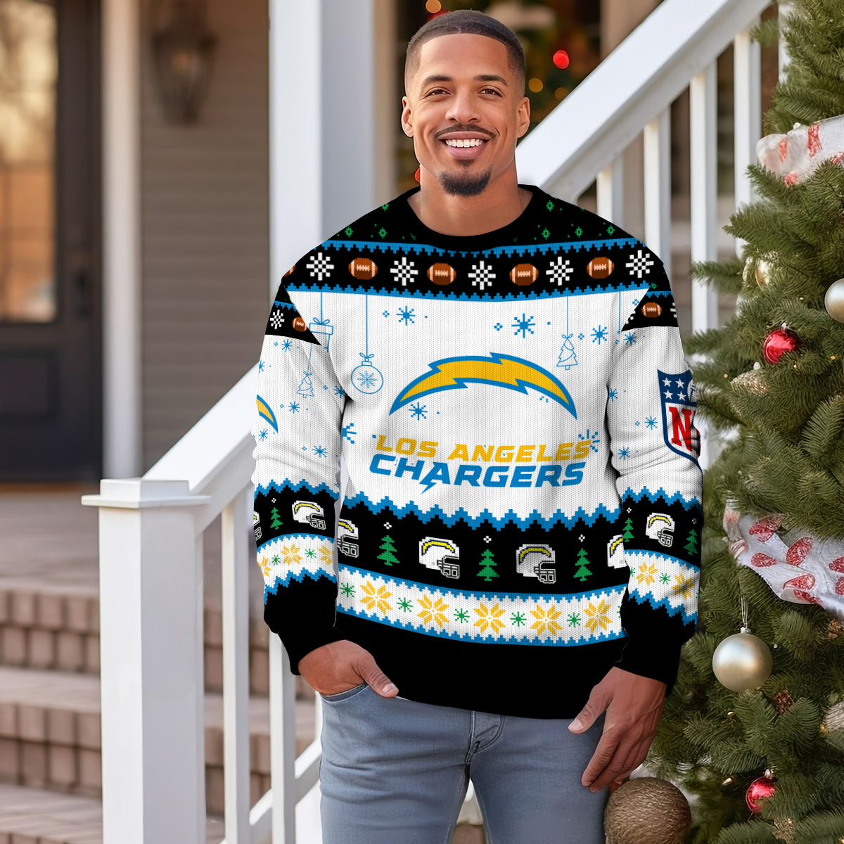 Los Angeles Chargers Premium Ugly Christmas Sweater New Collection AZHGUSW000059