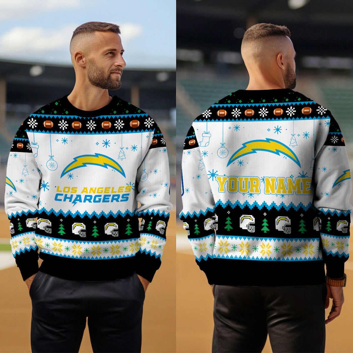 Los Angeles Chargers Premium Ugly Christmas Sweater New Collection AZHGUSW000059