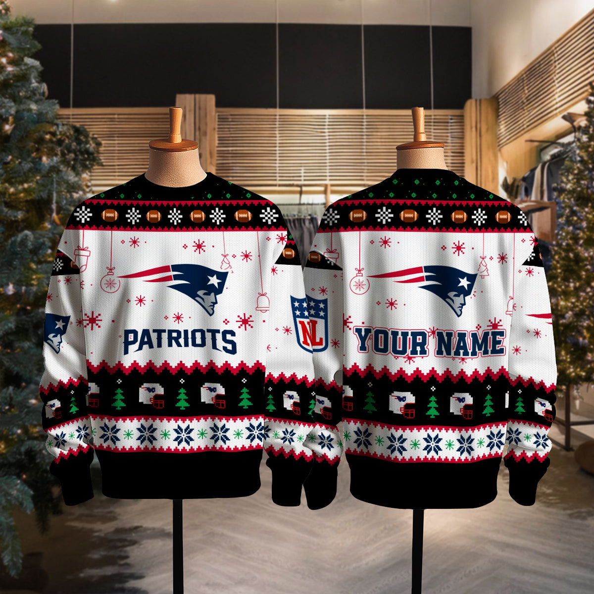 New England Patriots Premium Ugly Christmas Sweater New Collection AZHGUSW000061