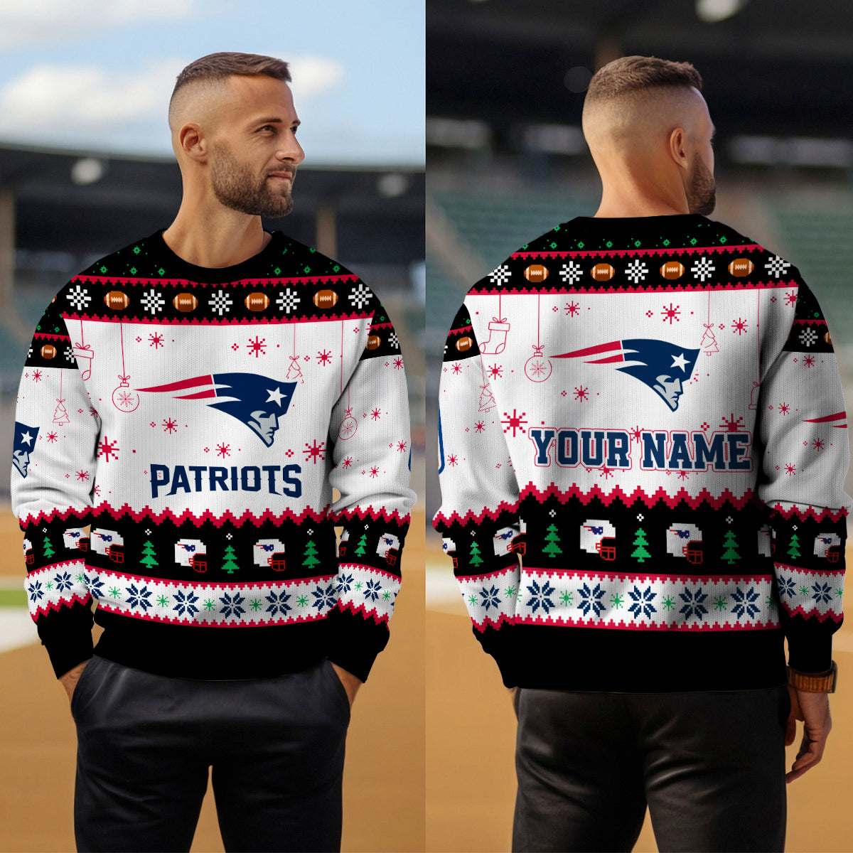 New England Patriots Premium Ugly Christmas Sweater New Collection AZHGUSW000061