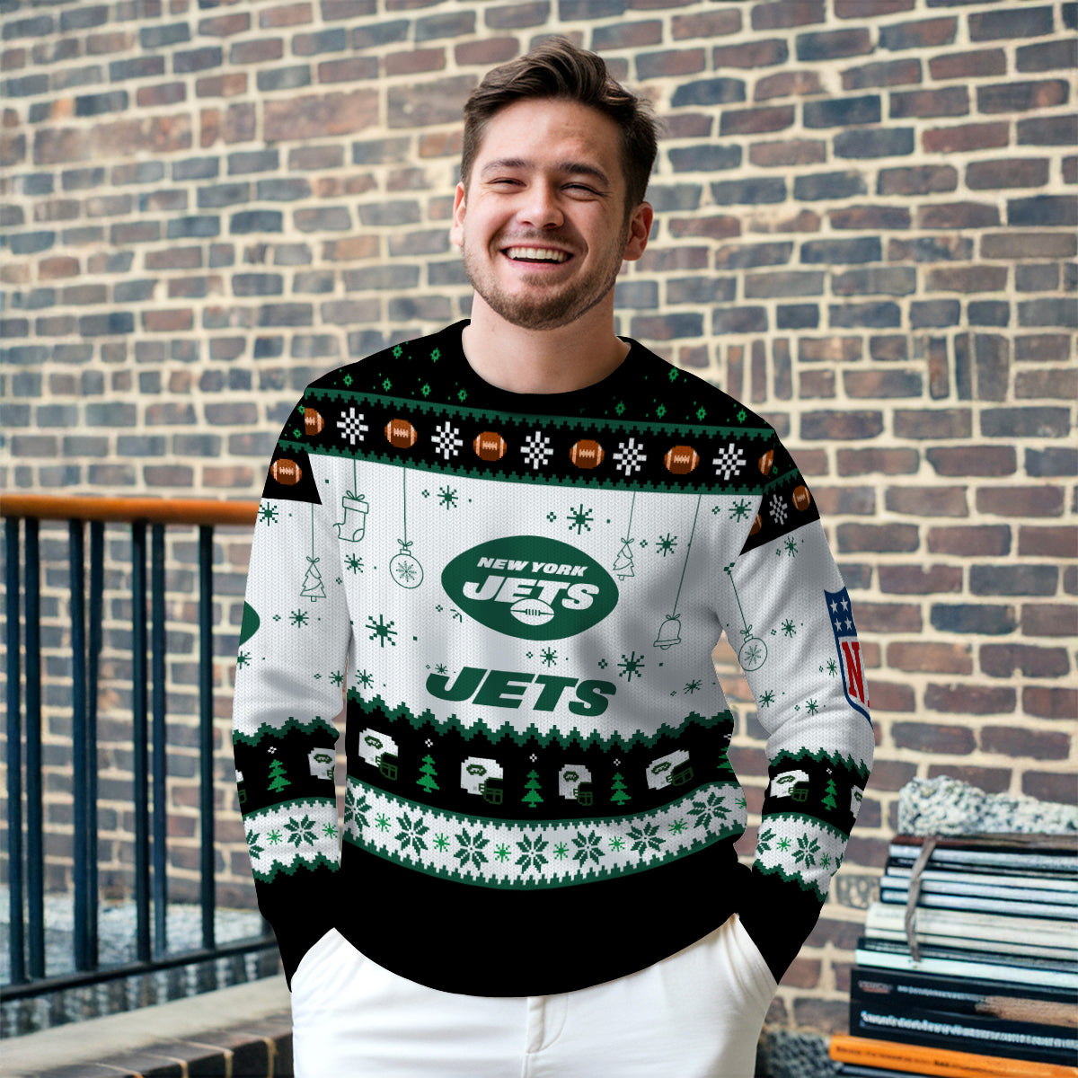 New York Jets Premium Ugly Christmas Sweater New Collection AZHGUSW000062