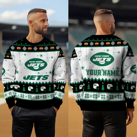 New York Jets Premium Ugly Christmas Sweater New Collection AZHGUSW000062