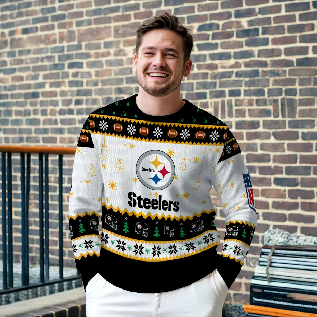 Pittsburgh Steelers Premium Ugly Christmas Sweater New Collection AZHGUSW000063