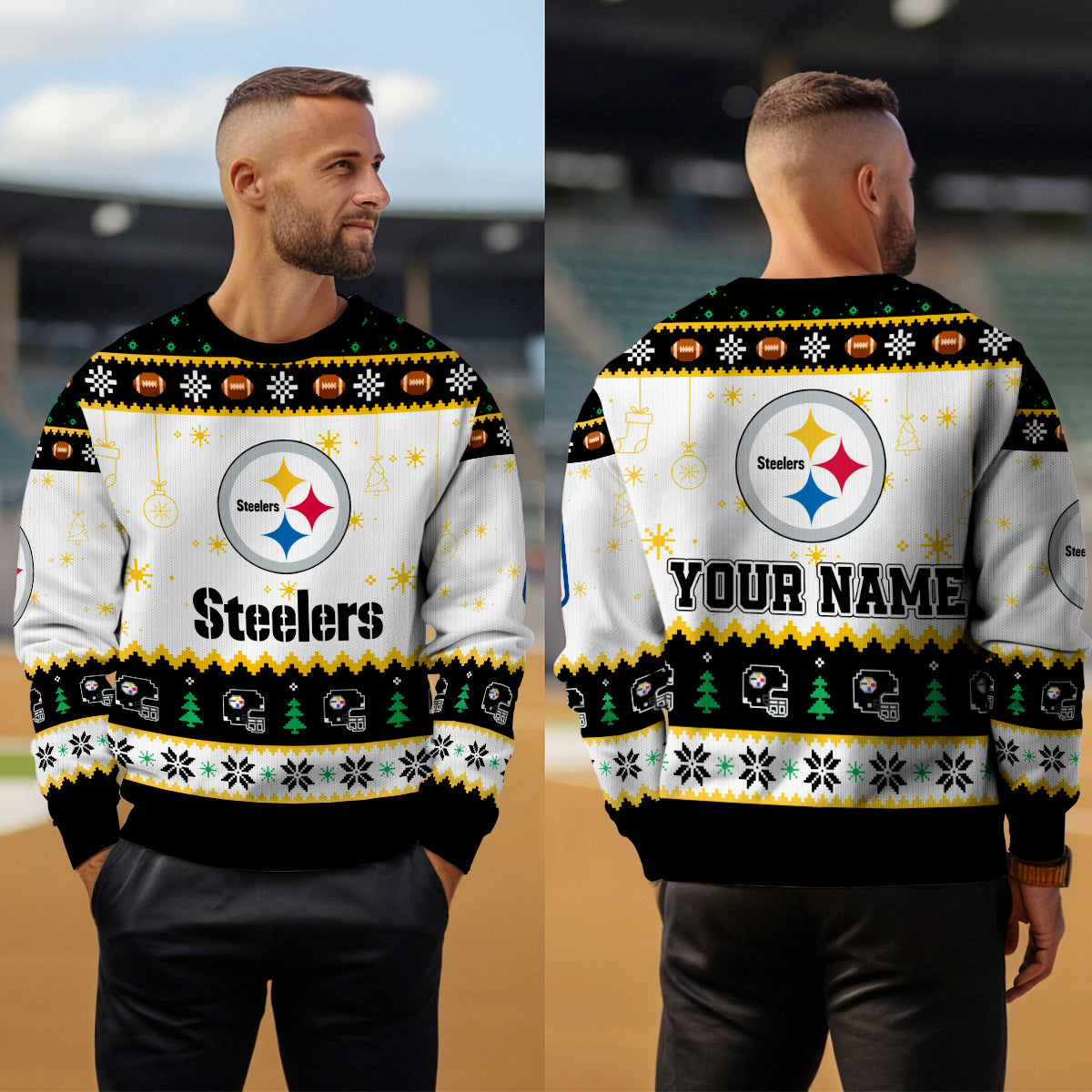 Pittsburgh Steelers Premium Ugly Christmas Sweater New Collection AZHGUSW000063