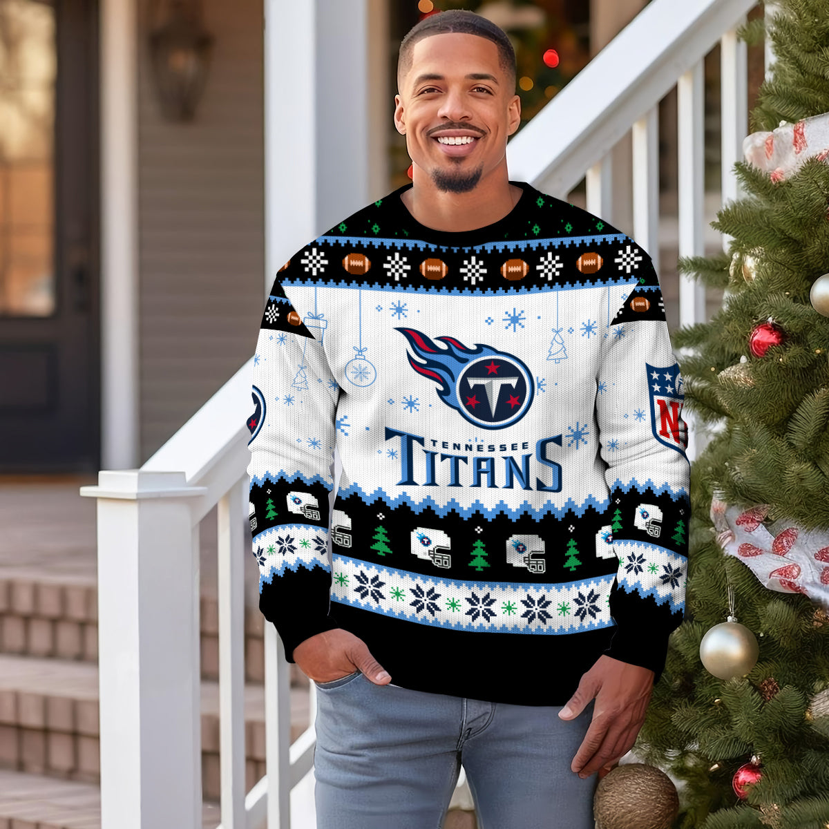 Tennessee Titans Premium Ugly Christmas Sweater New Collection AZHGUSW000064
