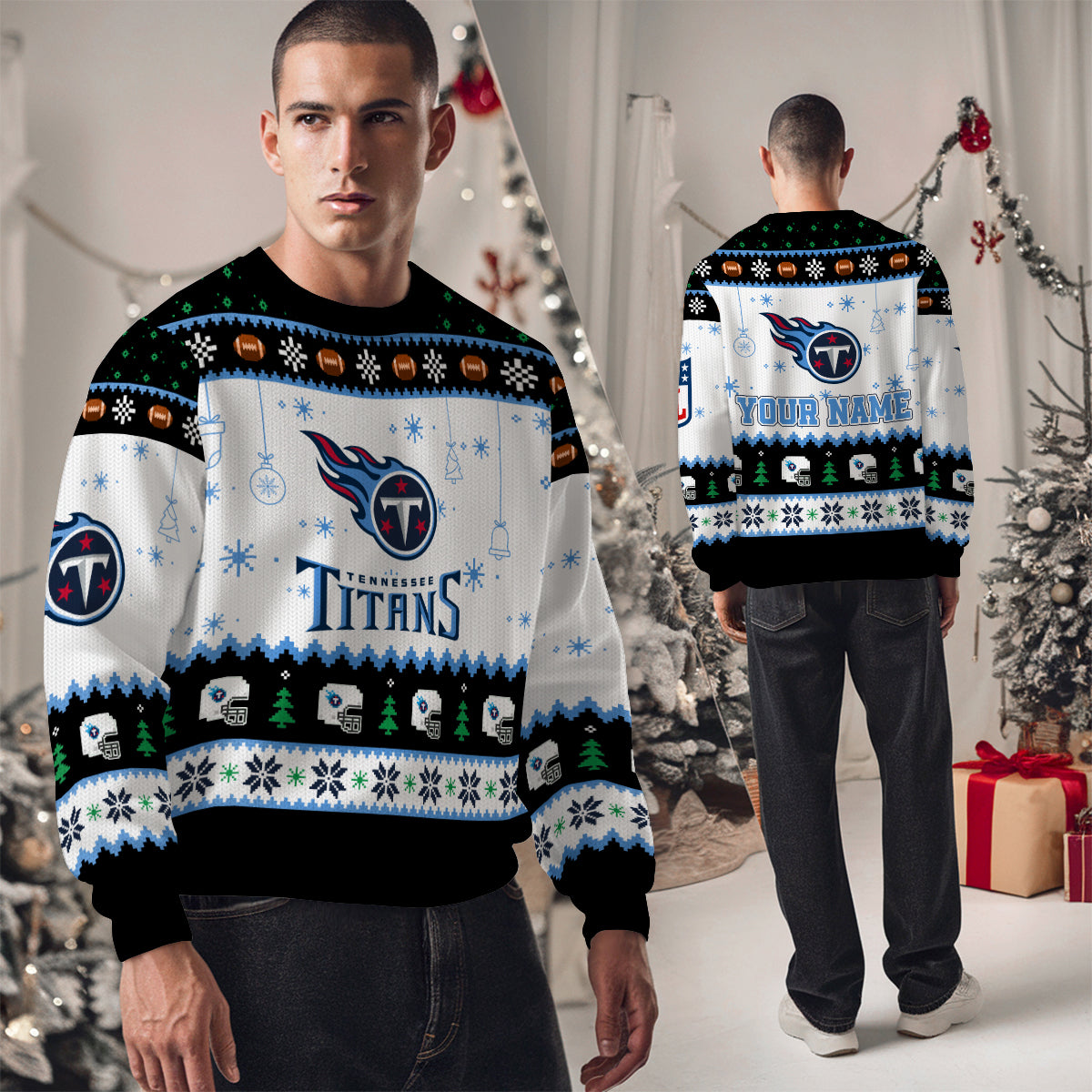 Tennessee Titans Premium Ugly Christmas Sweater New Collection AZHGUSW000064