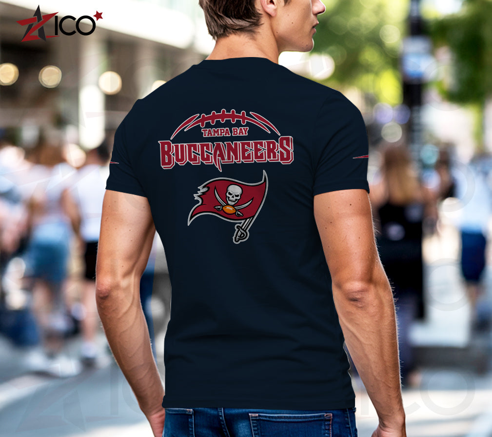 Tampa Bay Buccaneers Henley Short Sleeve T-Shirt Trending 2025 AZMN2DHS000030