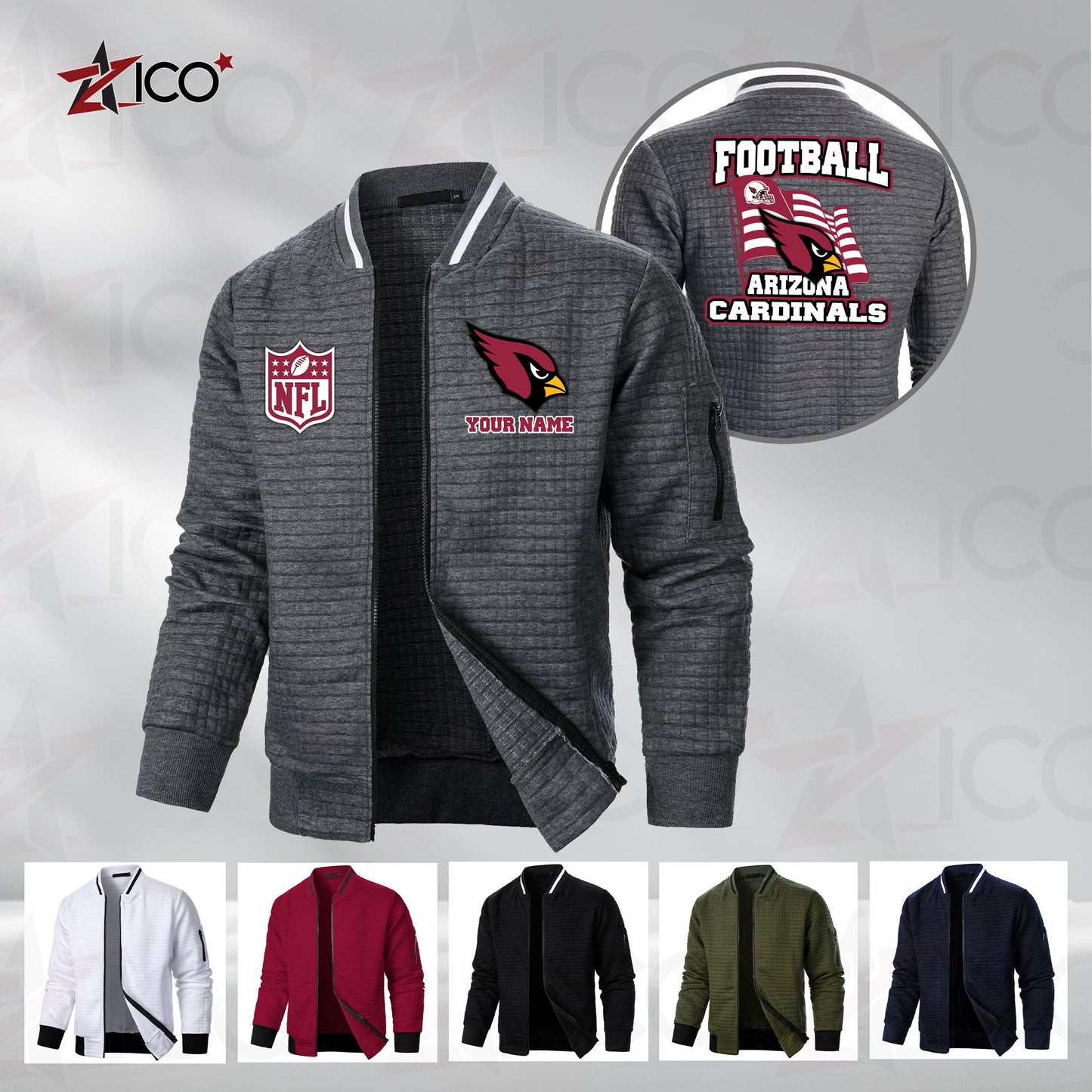 Arizona Cardinals Men’s Casual Jacket For Men New Trending AZMN2DMCJK000001