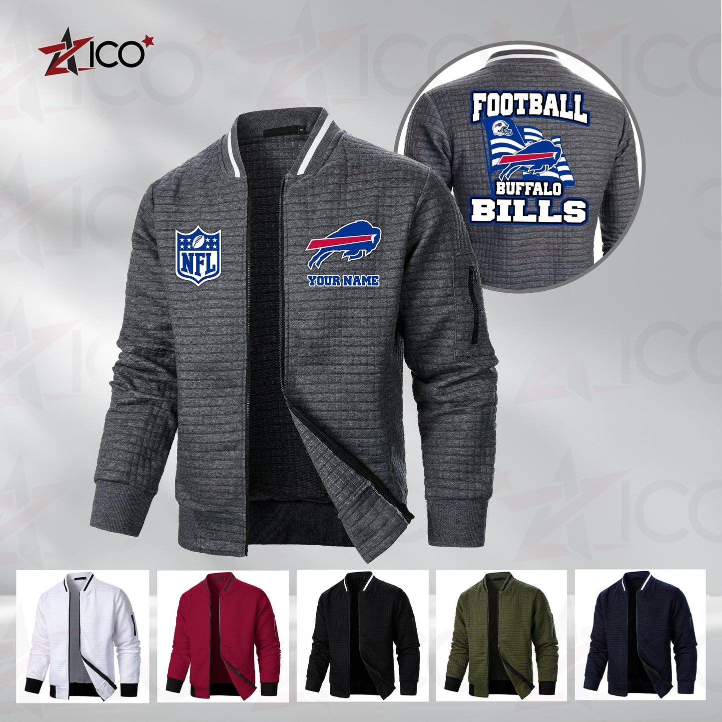Carolina Panthers Men’s Casual Jacket For Men New Trending AZMN2DMCJK000005