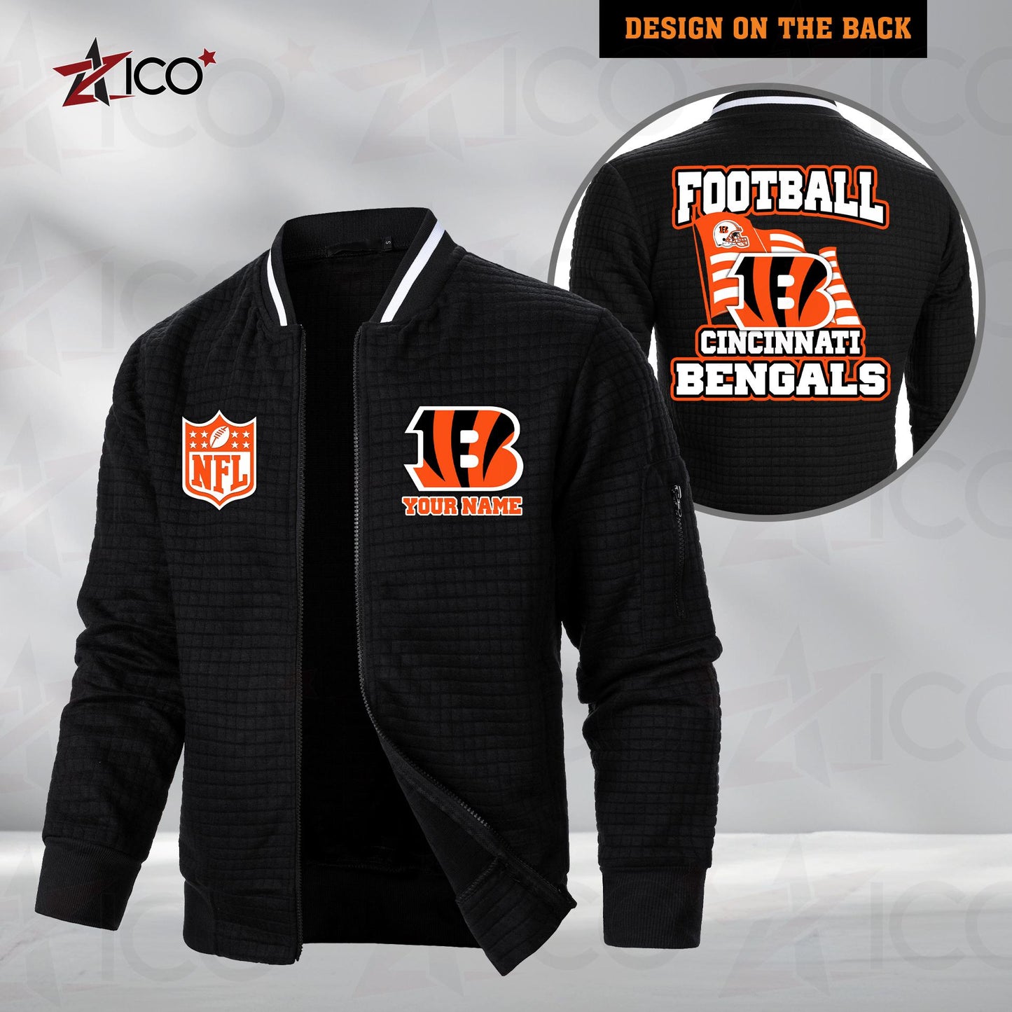 Cincinnati Bengals Men’s Casual Jacket For Men New Trending AZMN2DMCJK000007