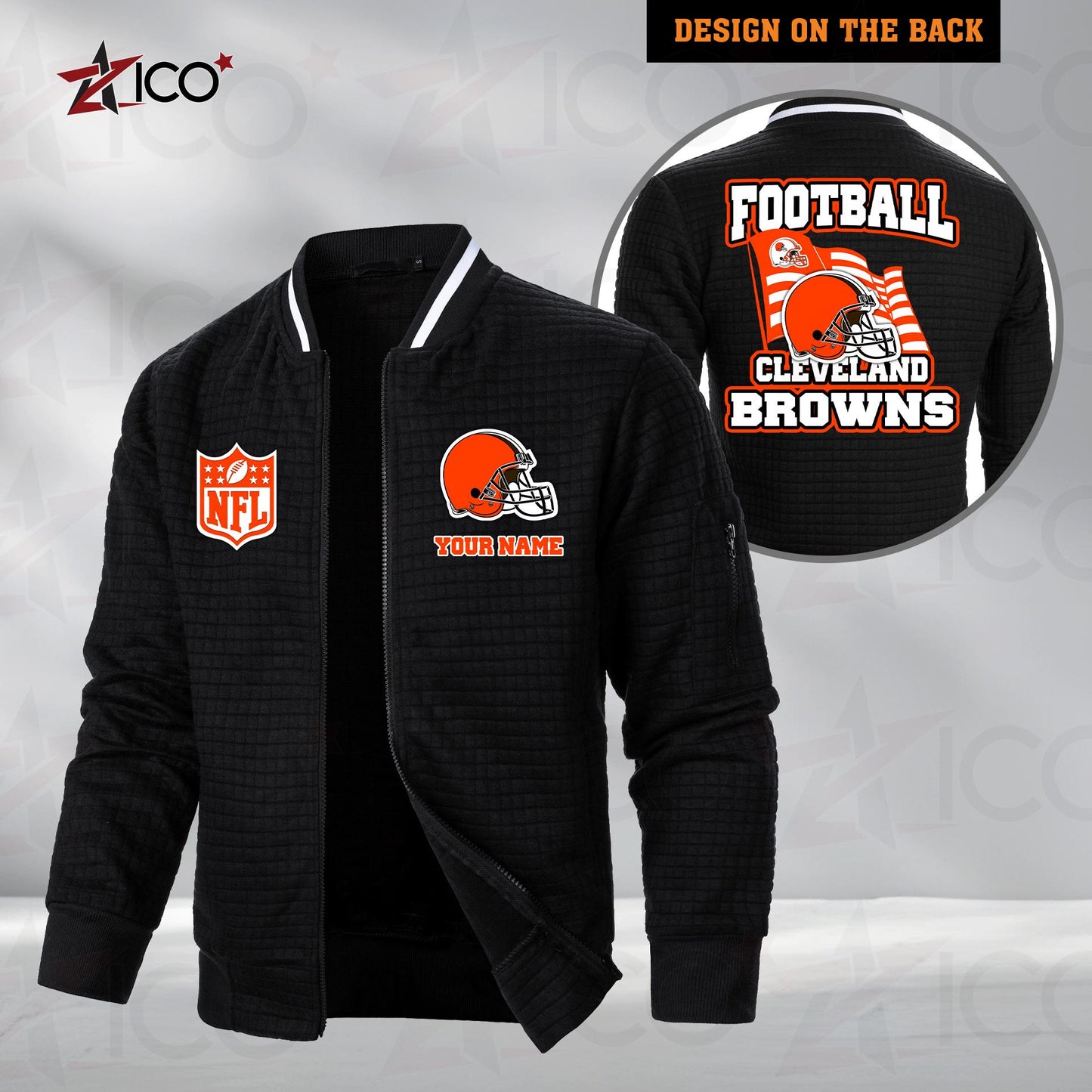 Cleveland Browns Men’s Casual Jacket For Men New Trending AZMN2DMCJK000008