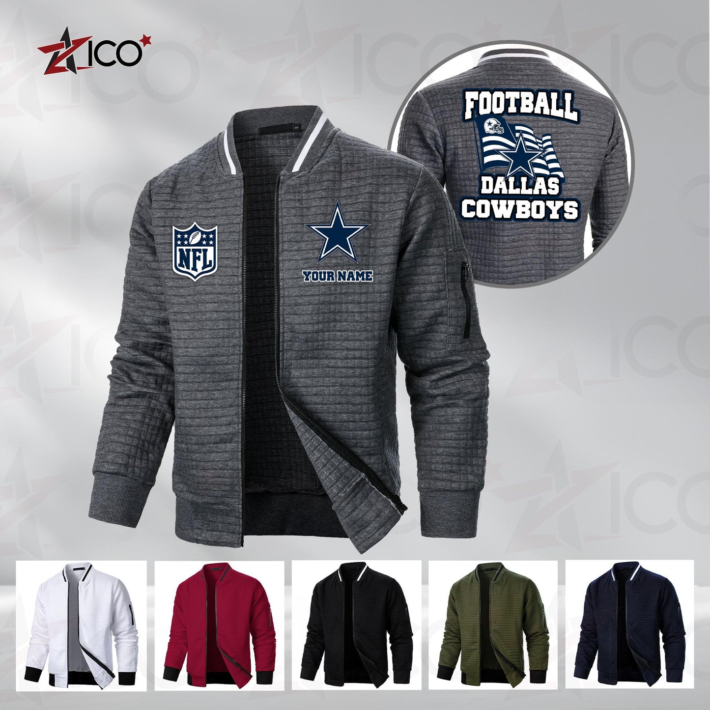 Dallas Cowboys Men’s Casual Jacket For Men New Trending AZMN2DMCJK000009