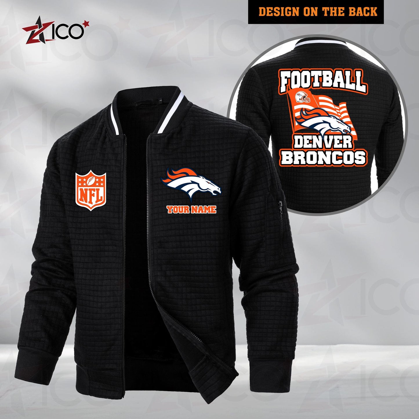 Denver Broncos Men’s Casual Jacket For Men New Trending AZMN2DMCJK000010