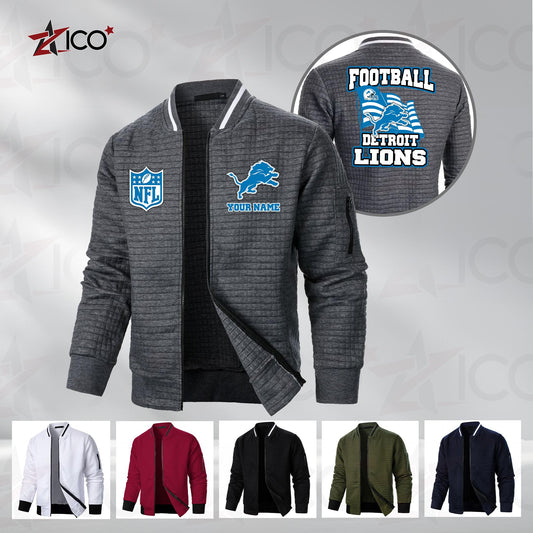 Detroit Lions Men’s Casual Jacket For Men New Trending AZMN2DMCJK000011