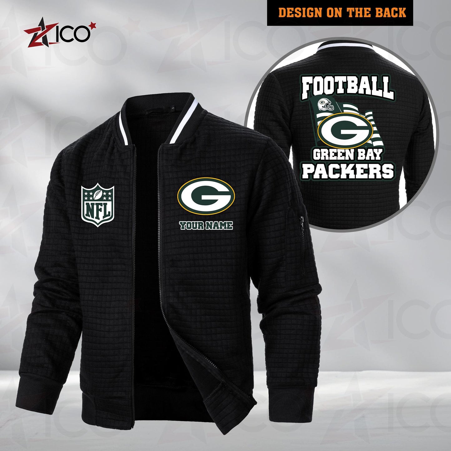 Green Bay Packers Men’s Casual Jacket For Men New Trending AZMN2DMCJK000012