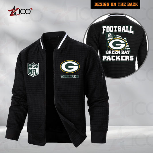 Green Bay Packers Men’s Casual Jacket For Men New Trending AZMN2DMCJK000012