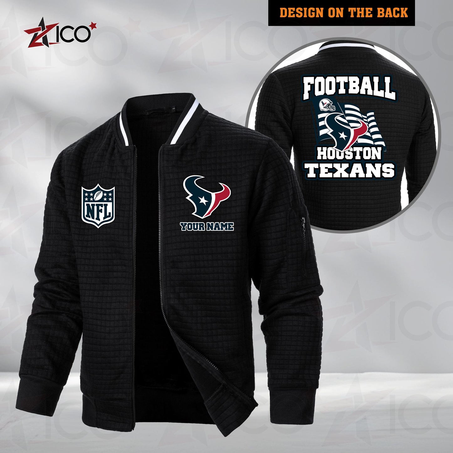 Houston Texans Men’s Casual Jacket For Men New Trending AZMN2DMCJK000013