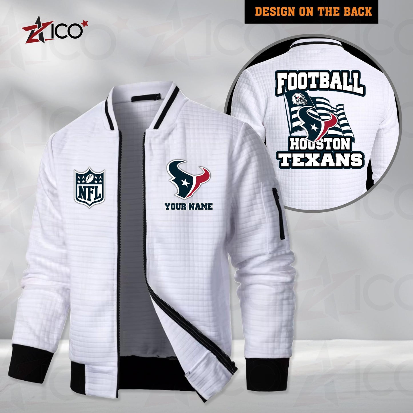 Houston Texans Men’s Casual Jacket For Men New Trending AZMN2DMCJK000013