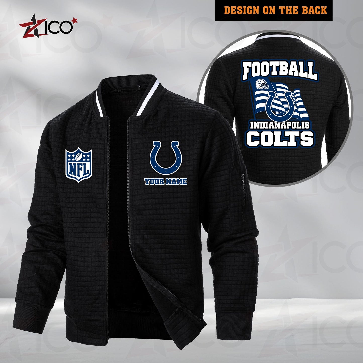 Indianapolis Colts Men’s Casual Jacket For Men New Trending AZMN2DMCJK000014