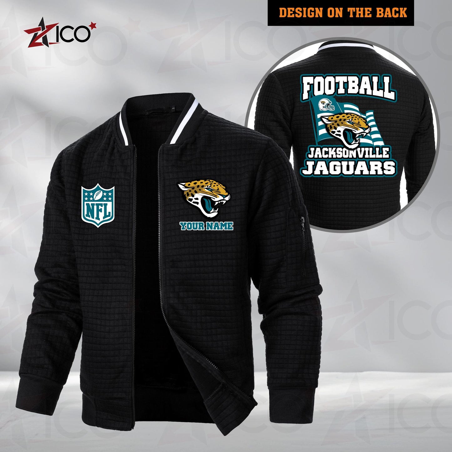 Jacksonville Jaguars Men’s Casual Jacket For Men New Trending AZMN2DMCJK000015