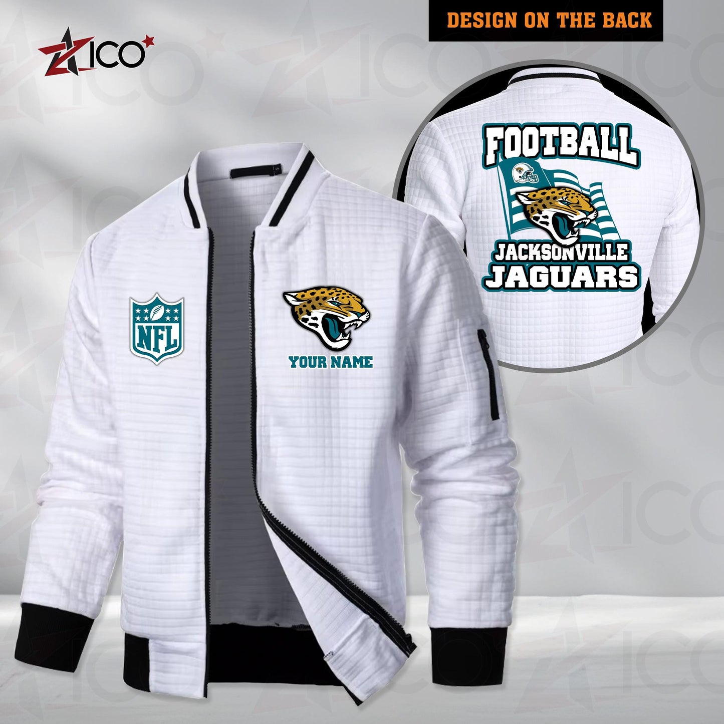 Jacksonville Jaguars Men’s Casual Jacket For Men New Trending AZMN2DMCJK000015