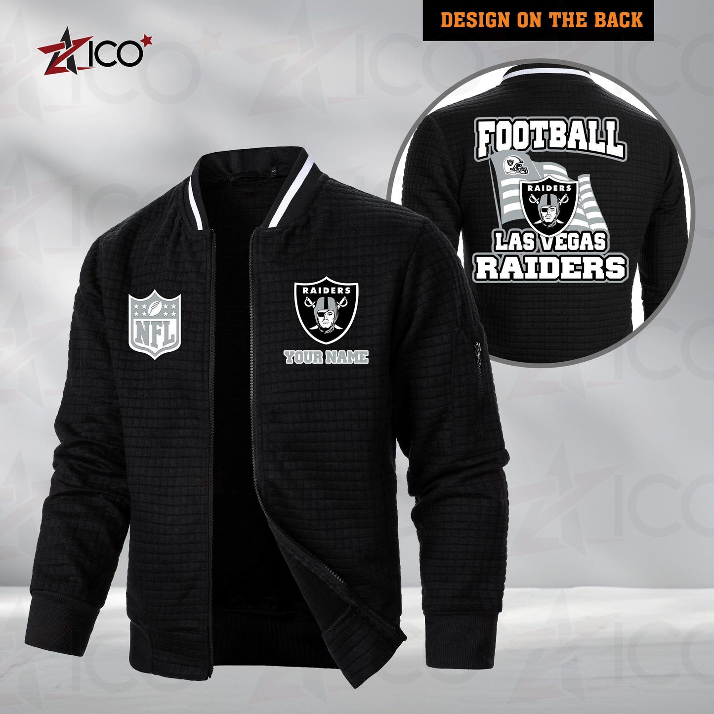 Las Vegas Raiders Men’s Casual Jacket For Men New Trending AZMN2DMCJK000017