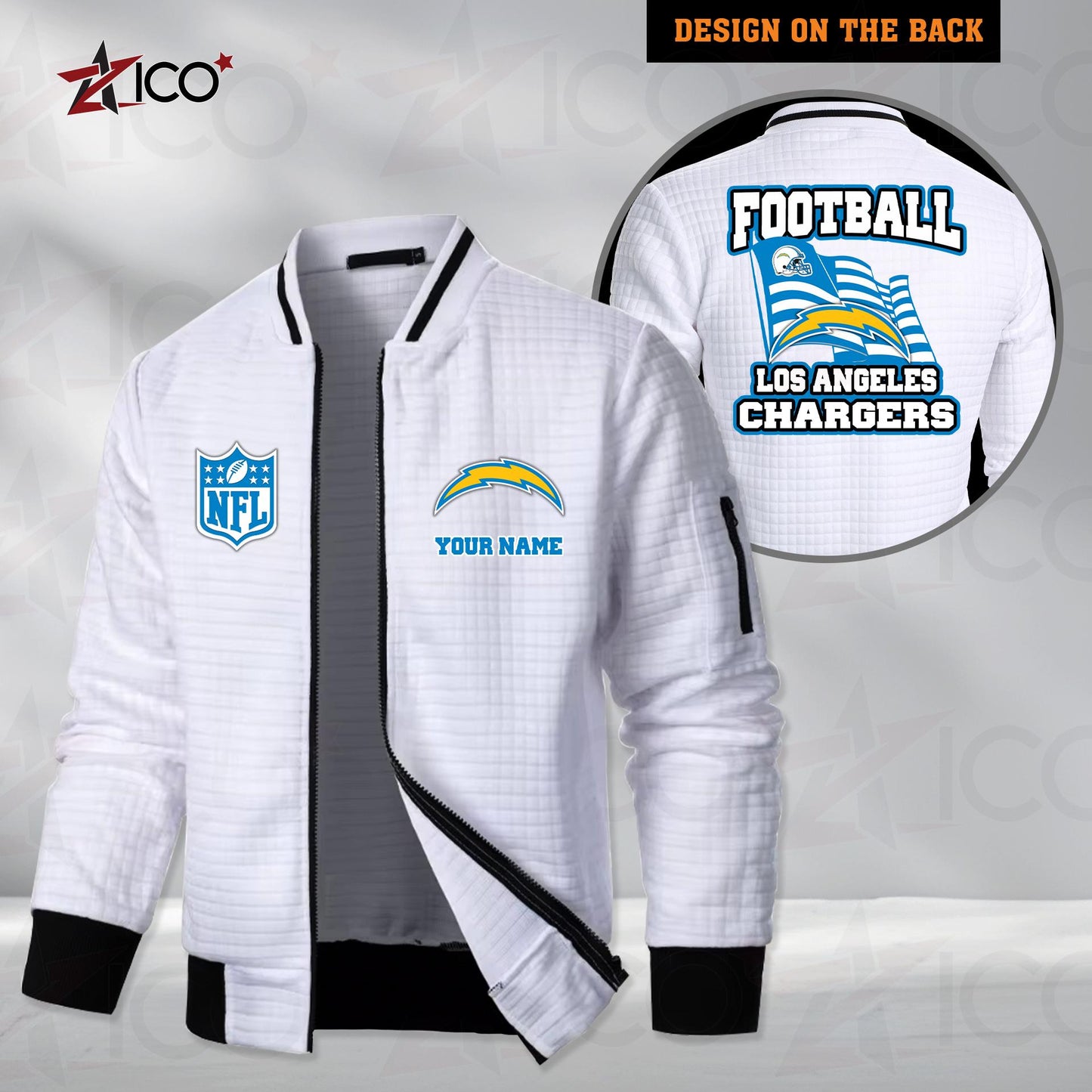 Los Angeles Chargers Men’s Casual Jacket For Men New Trending AZMN2DMCJK000018