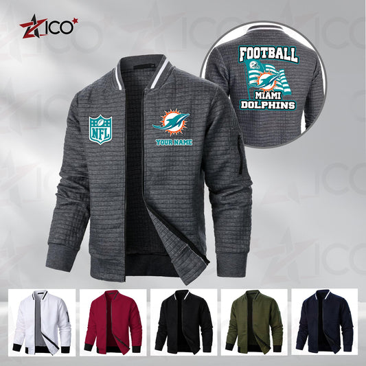 Miami Dolphins Men’s Casual Jacket For Men New Trending AZMN2DMCJK000020