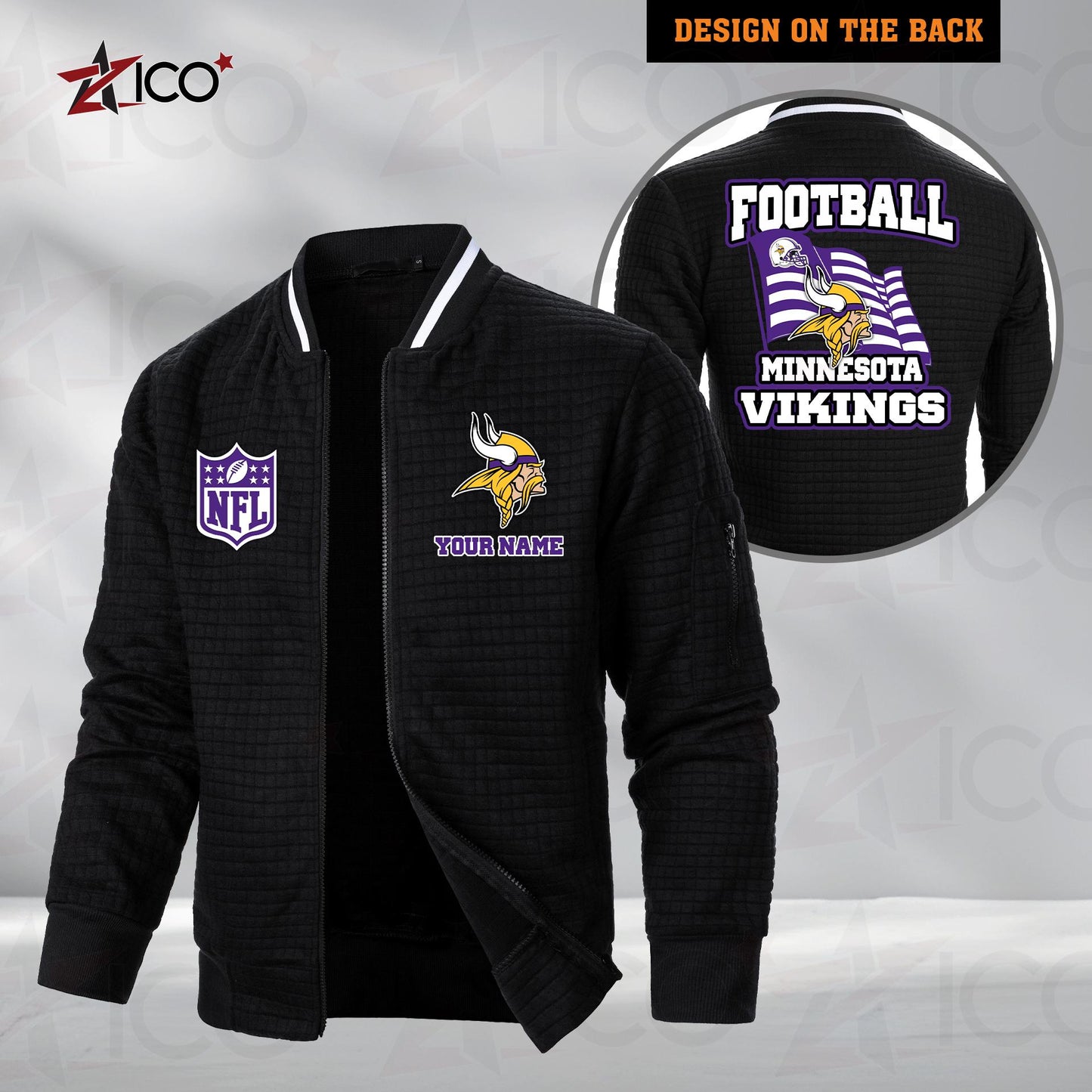 Minnesota Vikings Men’s Casual Jacket For Men New Trending AZMN2DMCJK000021