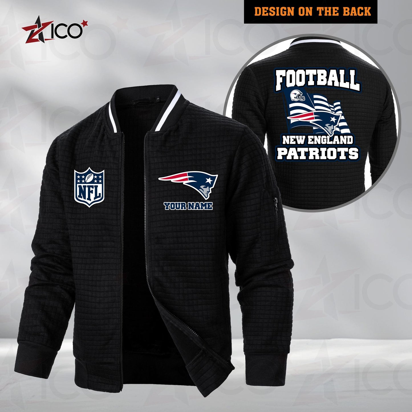 New England Patriots Men’s Casual Jacket For Men New Trending AZMN2DMCJK000022