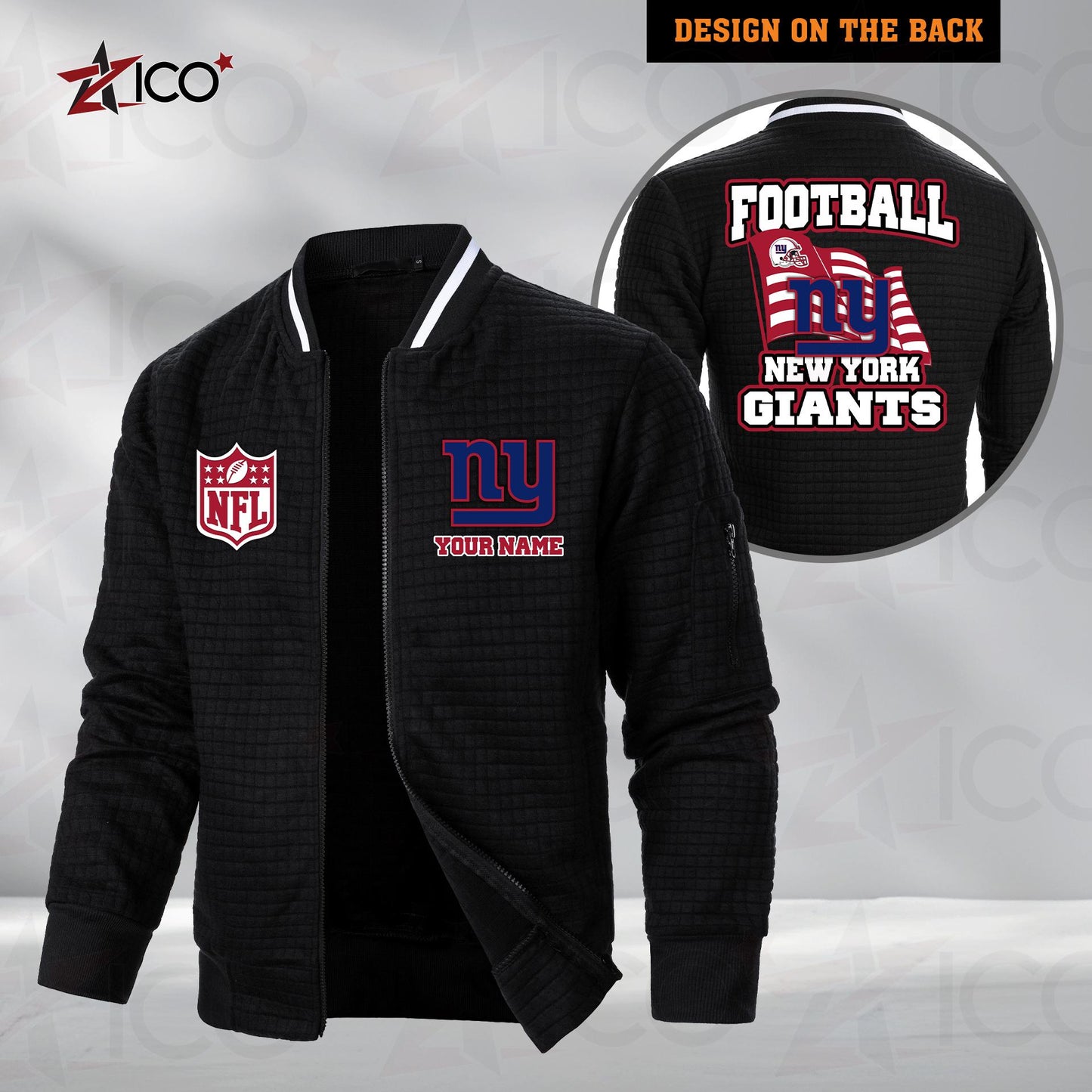 New York Giants Men’s Casual Jacket For Men New Trending AZMN2DMCJK000024