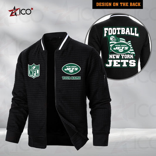 New York Jets Men’s Casual Jacket For Men New Trending AZMN2DMCJK000025