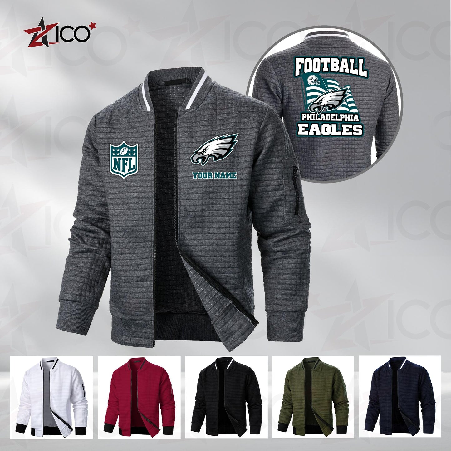 Philadelphia Eagles Men’s Casual Jacket For Men New Trending AZMN2DMCJK000026