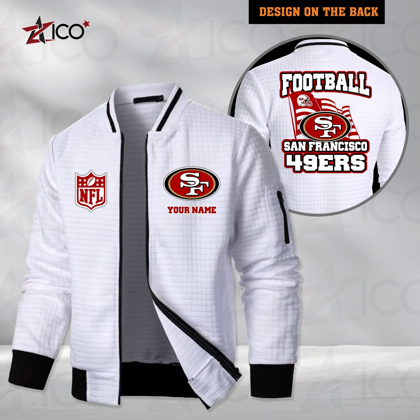 San Francisco 49ers Men’s Casual Jacket For Men New Trending AZMN2DMCJK000028