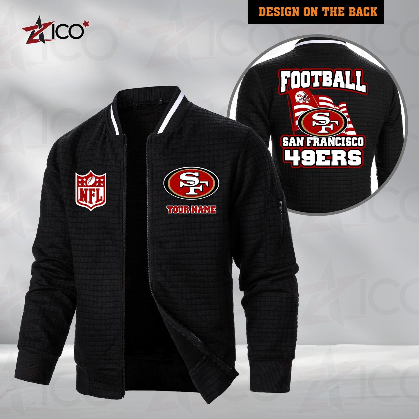 San Francisco 49ers Men’s Casual Jacket For Men New Trending AZMN2DMCJK000028