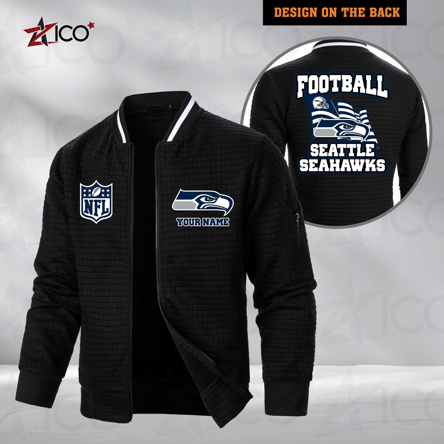 Seattle Seahawks Men’s Casual Jacket For Men New Trending AZMN2DMCJK000029