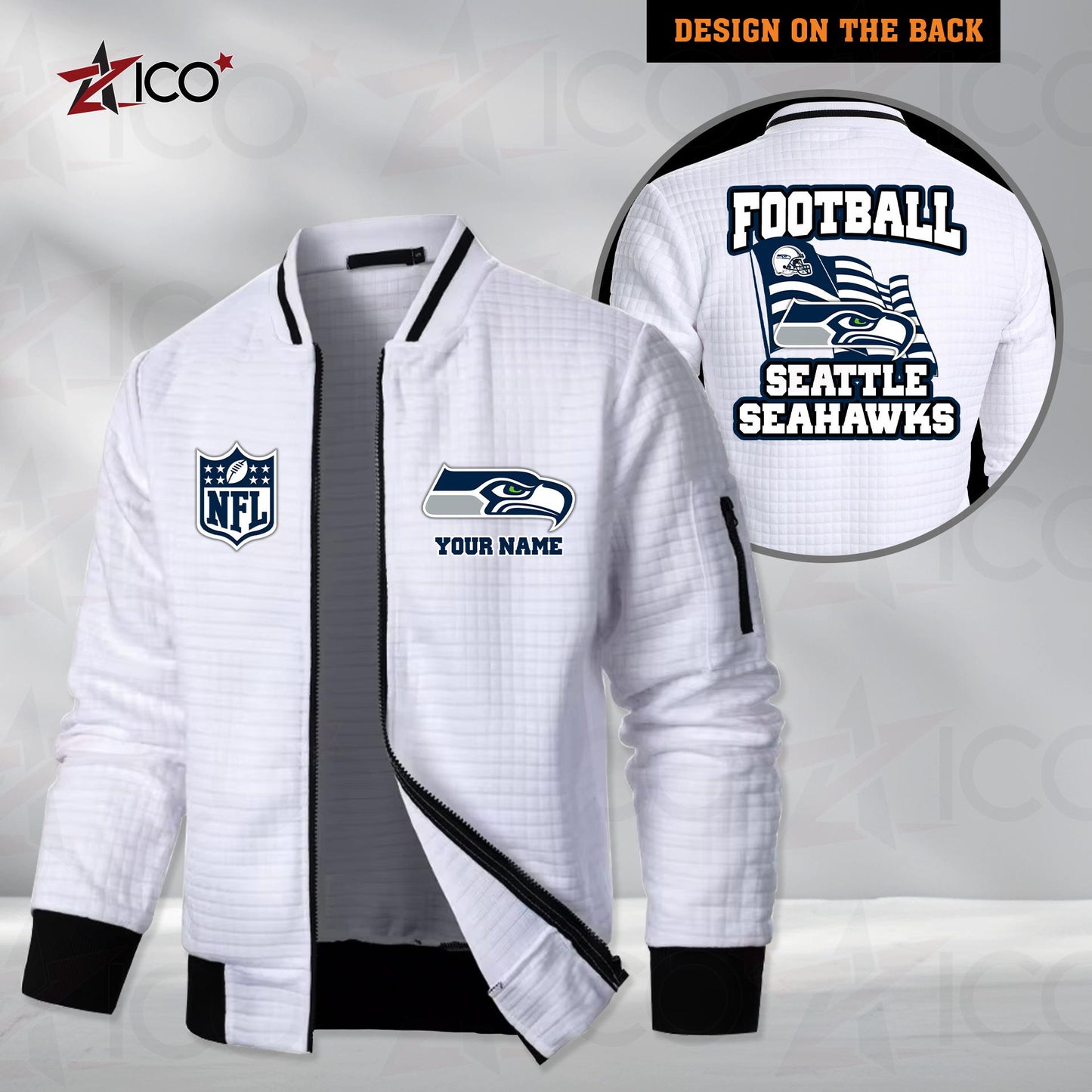 Seattle Seahawks Men’s Casual Jacket For Men New Trending AZMN2DMCJK000029
