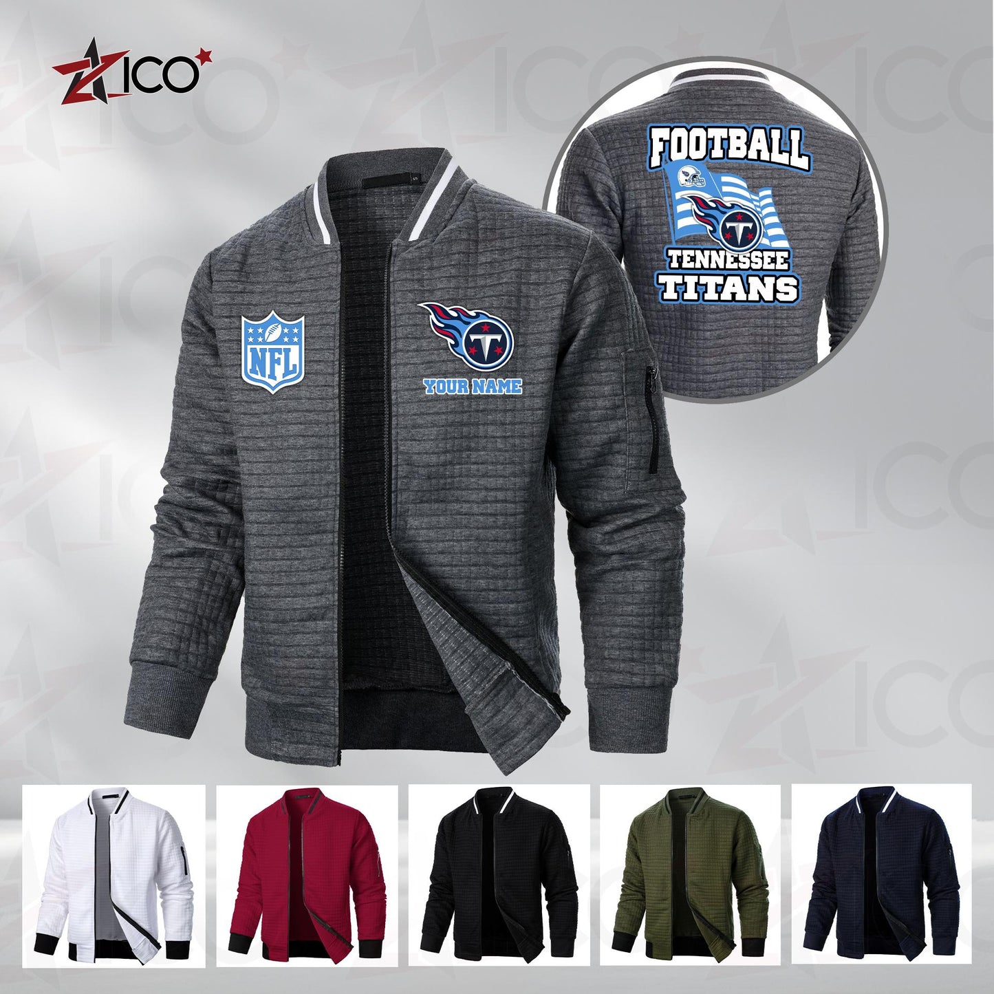 Tennessee Titans Men’s Casual Jacket For Men New Trending AZMN2DMCJK000031