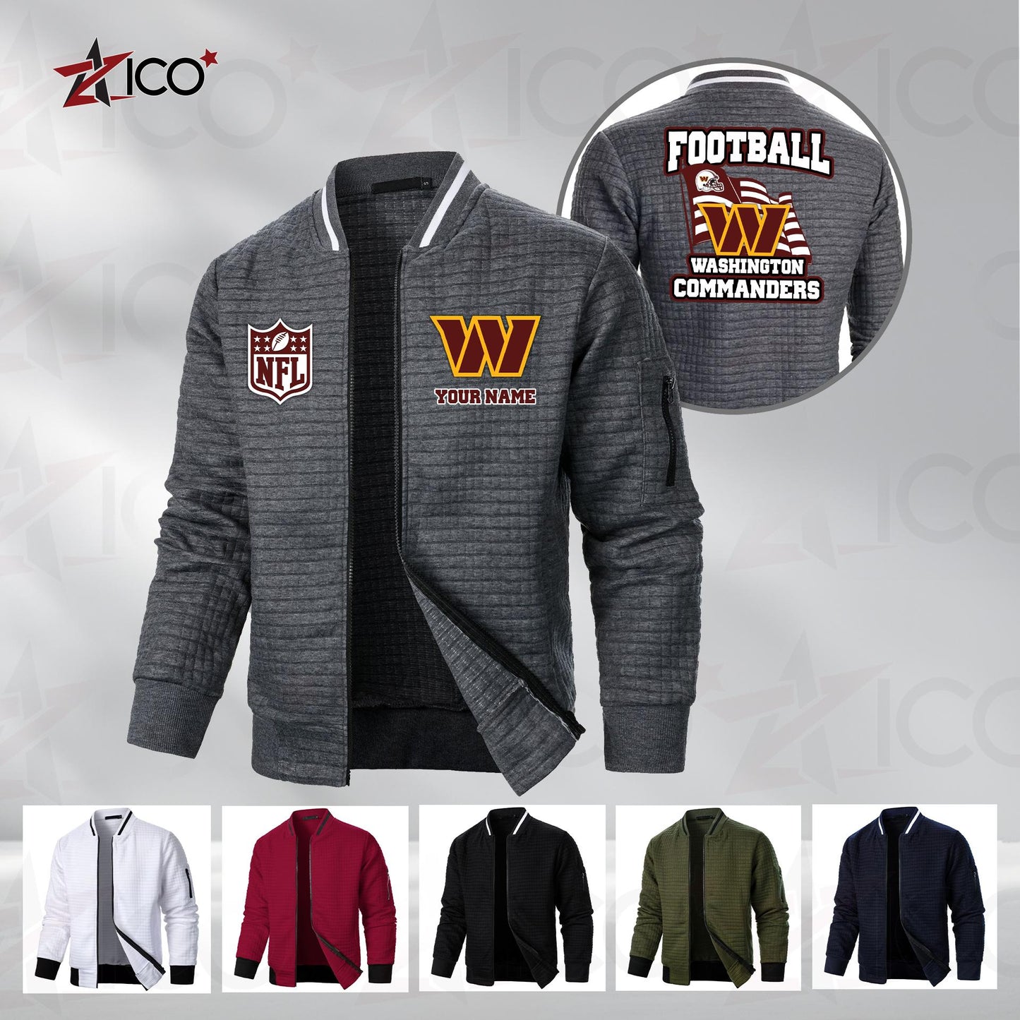 Washington Commanders Men’s Casual Jacket For Men New Trending AZMN2DMCJK000032