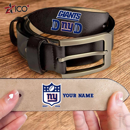 New York Giants Men Leather Belt Father’s Day AZMN2DMLB000056