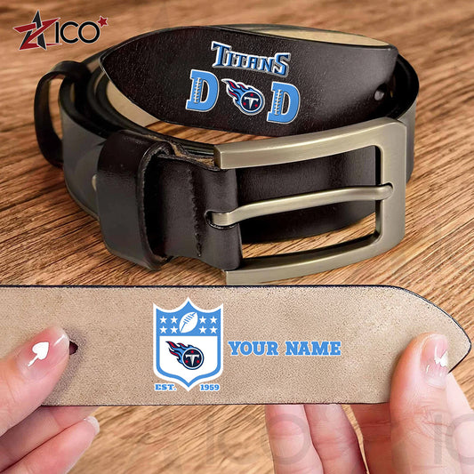 Tennessee Titans Men Leather Belt Father’s Day AZMN2DMLB000063