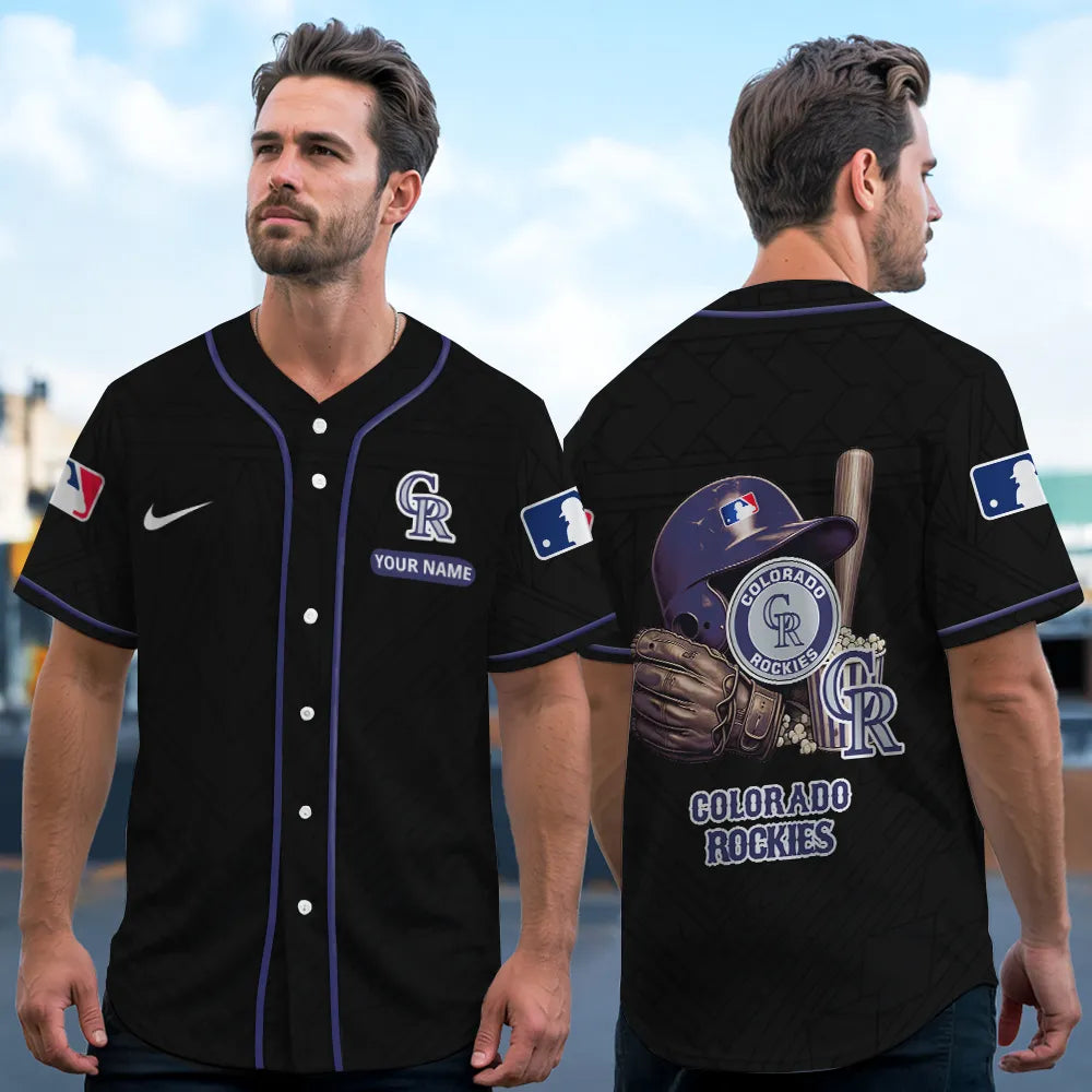 Colorado Rockies Baseball Jersey New Collection MLB AZMNBJS000041
