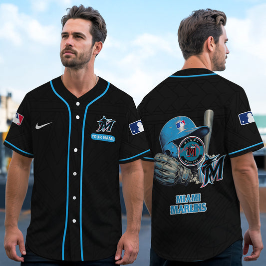 Miami Marlins Baseball Jersey New Collection MLB AZMNBJS000047